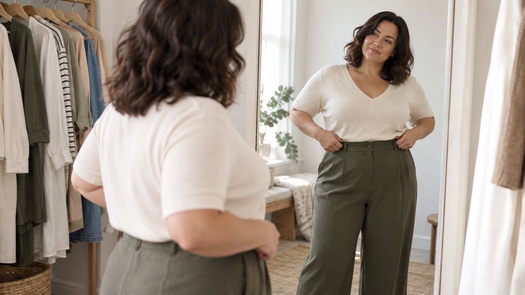 Apple body shape clothing fit guide